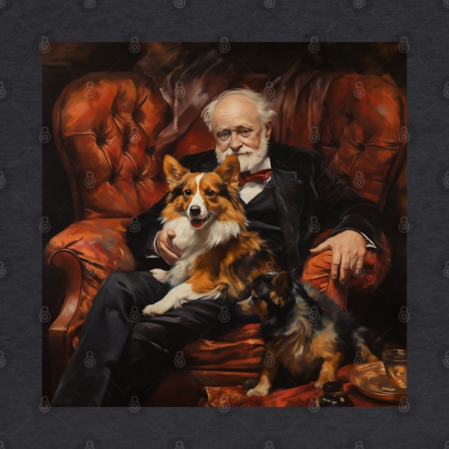 Pavlov and Corgi by AtomicChonk